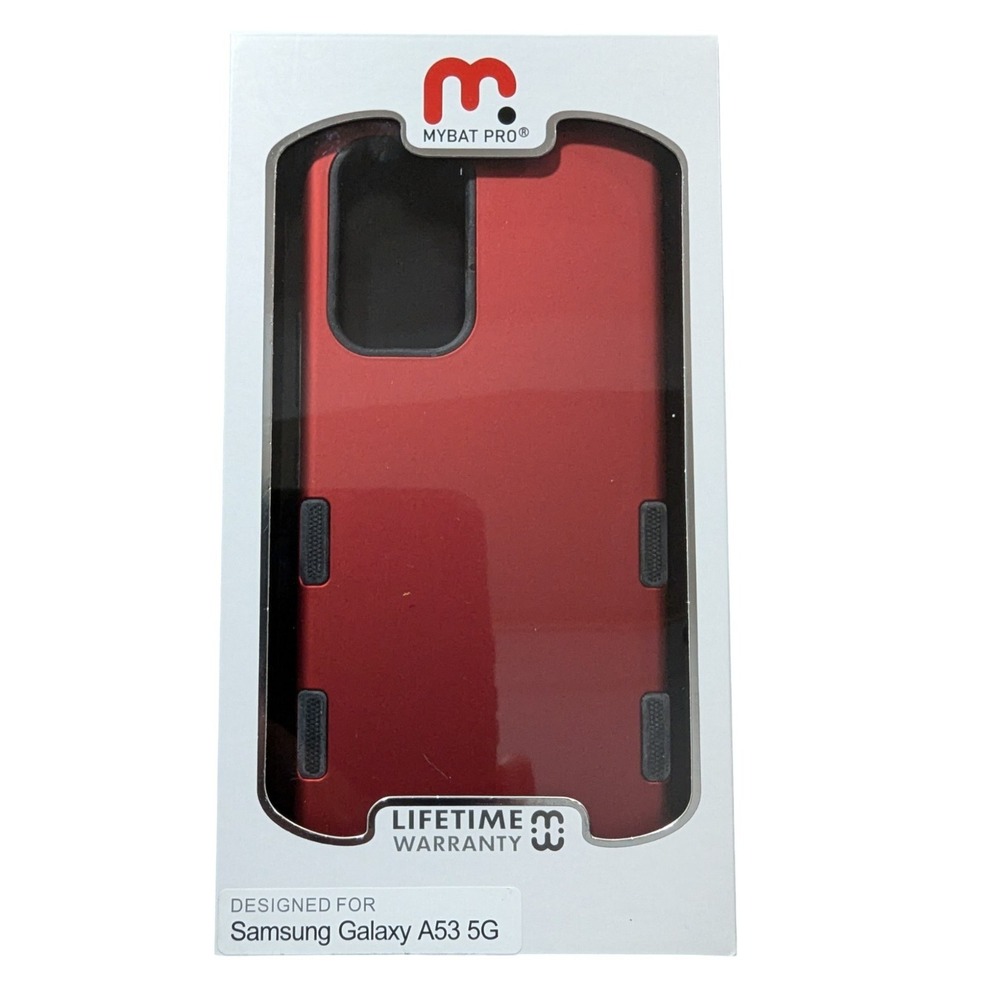 W4. MyBat Pro Tuff Kleer Series Samsung Galaxy A53 5G Red